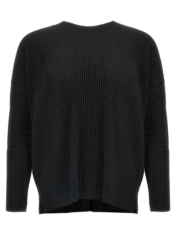 'Basics' T-shirt HOMME PLISSE' ISSEY MIYAKE Black
