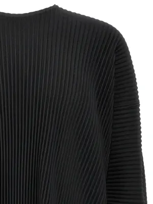 'Basics' T-shirt Man HOMME PLISSE' ISSEY MIYAKE Black