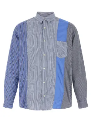 Patchwork shirt COMME DES GARҪONS HOMME Blue