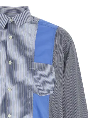 Patchwork shirt Man COMME DES GARҪONS HOMME Blue