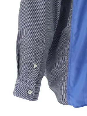 Patchwork shirt 100% cotton COMME DES GARҪONS HOMME Blue