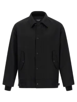 Wool overshirt COMME DES GARҪONS HOMME Black