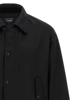 Wool overshirt Man COMME DES GARҪONS HOMME Black
