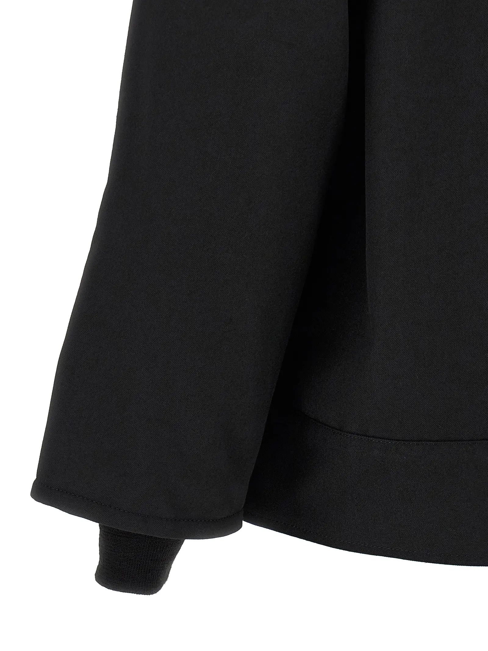 Сорочка Comme Des Garçons Homme Wool overshirt Чорна 4 Wool overshirt 50% polyester