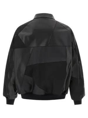 Panel construction bomber jacket HPJ0111 COMME DES GARҪONS HOMME Black