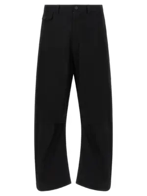 Curved leg pants COMME DES GARҪONS HOMME Black