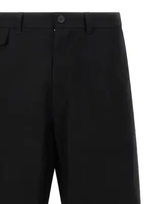 Curved leg pants Man COMME DES GARҪONS HOMME Black