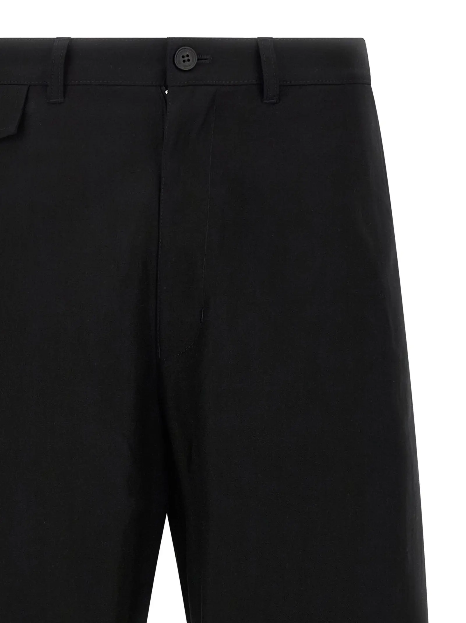 Штани Comme Des Garçons Homme Curved leg Чорні 3 Curved leg pants Man COMME DES GARҪONS HOMME Black