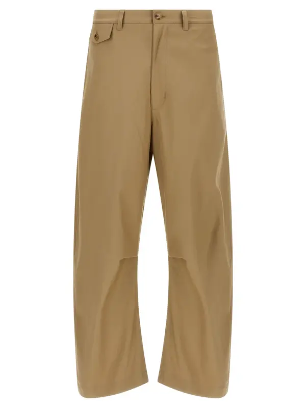 Curved leg pants COMME DES GARҪONS HOMME Beige
