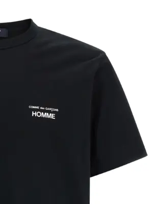 Logo T-shirt Man COMME DES GARҪONS HOMME White/Black