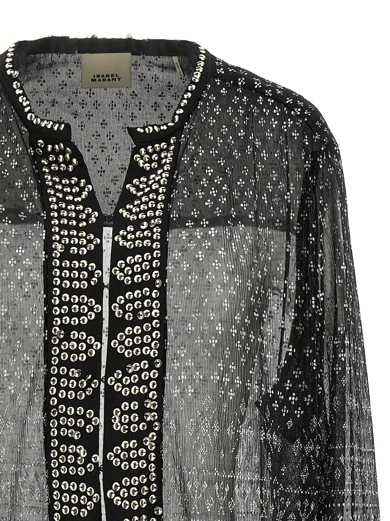 Блуза Nickie Isabel Marant Чорна 3 'Nickie' blouse Woman ISABEL MARANT Black