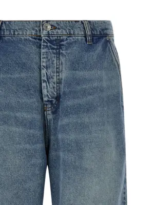 Wide leg jeans Man AMI PARIS Light Blue