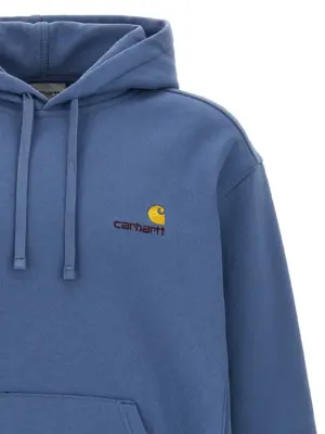 'American Script' hoodie Man CARHARTT WIP Blue