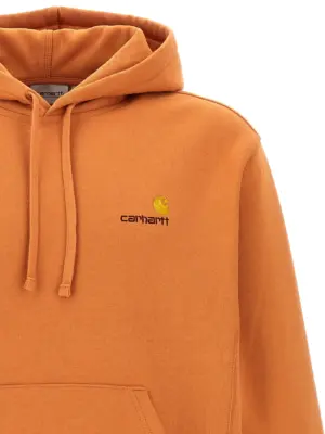 'American Script' hoodie Man CARHARTT WIP Orange