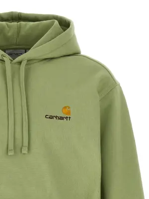 'American Script' hoodie Man CARHARTT WIP Green