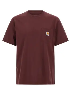 'Pocket' T-shirt CARHARTT WIP Bordeaux