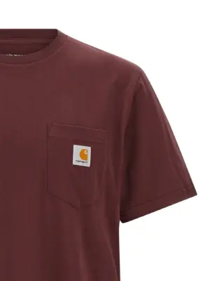 'Pocket' T-shirt Man CARHARTT WIP Bordeaux