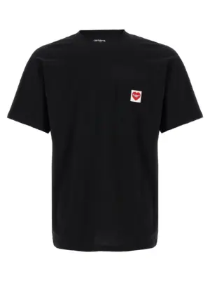'Pocket Heart' T-shirt CARHARTT WIP Black
