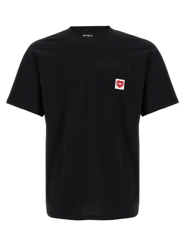 'Pocket Heart' T-shirt CARHARTT WIP Black