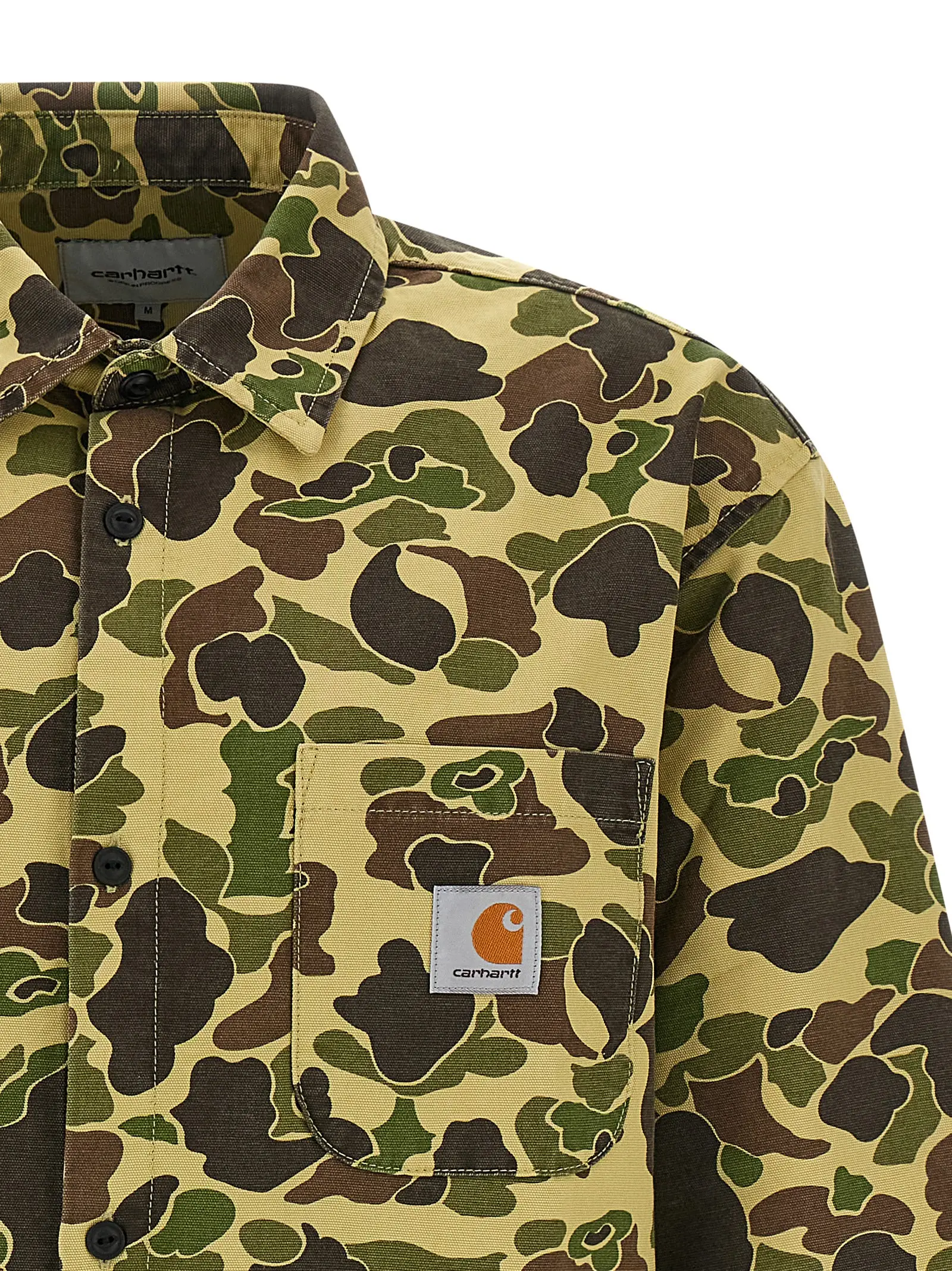 Сорочка Carhartt Wip Duck Зелена 3 'Duck' shirt Man CARHARTT WIP Green