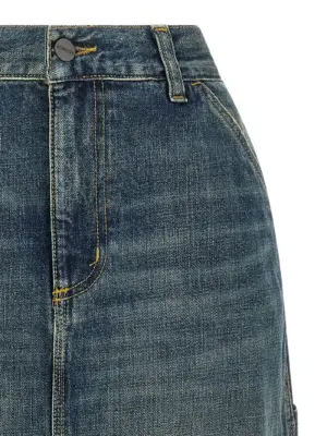 'Single Knee' skirt Woman CARHARTT WIP Blue