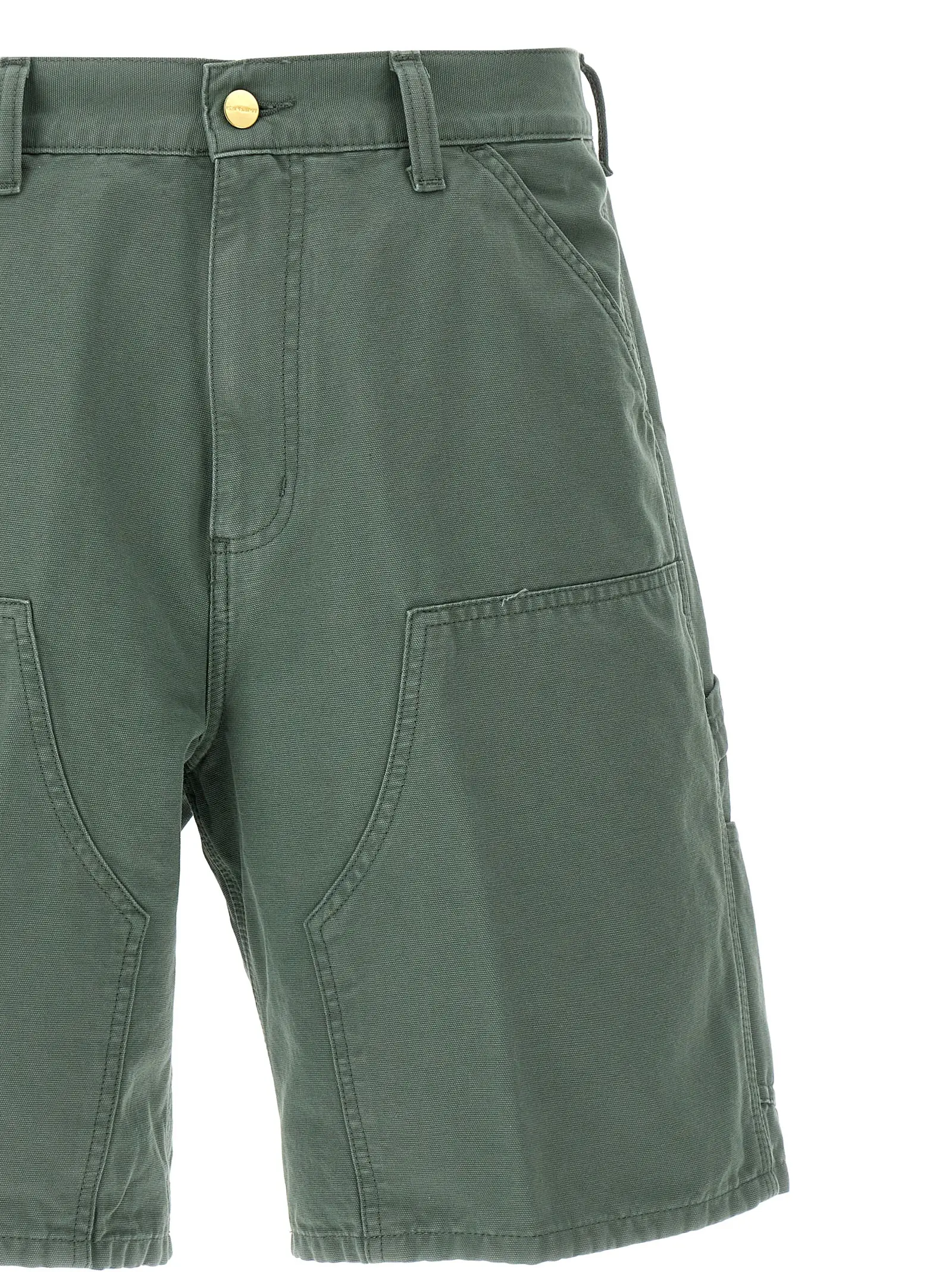 Шорти Carhartt Wip Double Knee Зелені 3 'Double Knee' bermuda shorts Man CARHARTT WIP Green