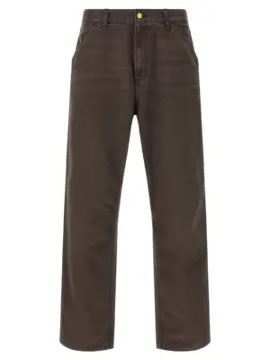 'Single Knee' pants CARHARTT WIP Brown