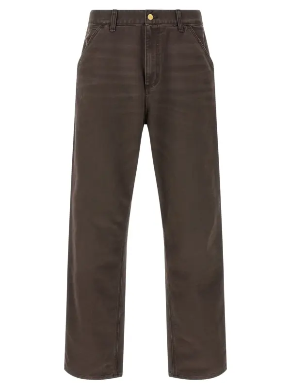 'Single Knee' pants CARHARTT WIP Brown