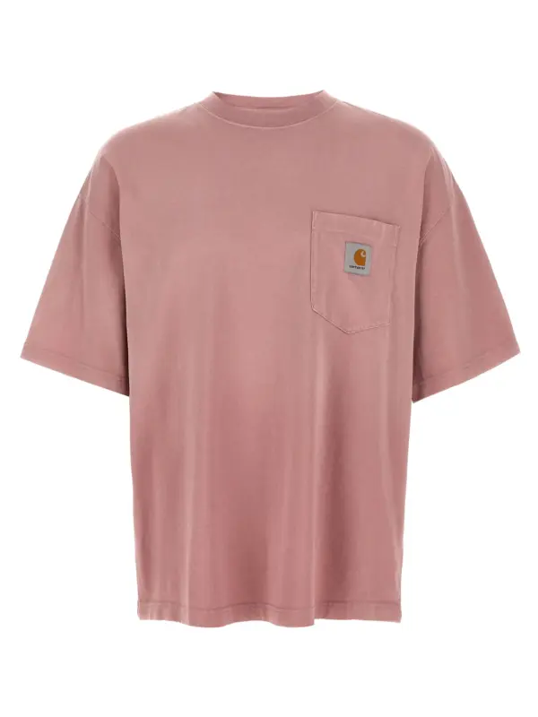 'Hudson Pocket' T-shirt CARHARTT WIP Pink