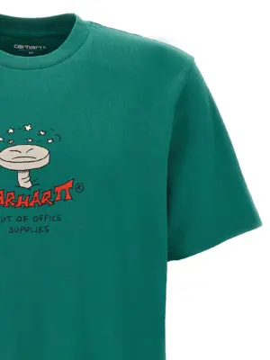 'Work Life Romance' T-shirt Man CARHARTT WIP Green