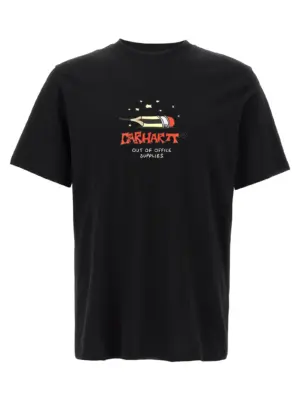 'Work  Life Romance' T-shirt CARHARTT WIP Black