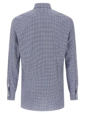 Vichy shirt I1U12P0150095U0002 BARBA Blue