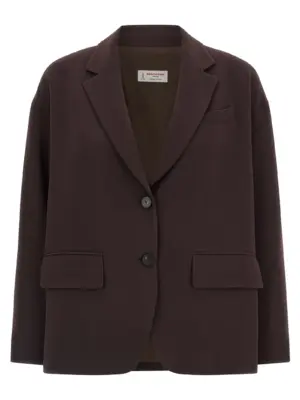 Two-button blazer ALBERTO BIANI Brown