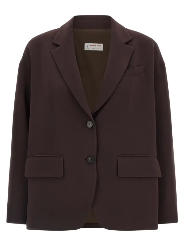 Two-button blazer ALBERTO BIANI Brown