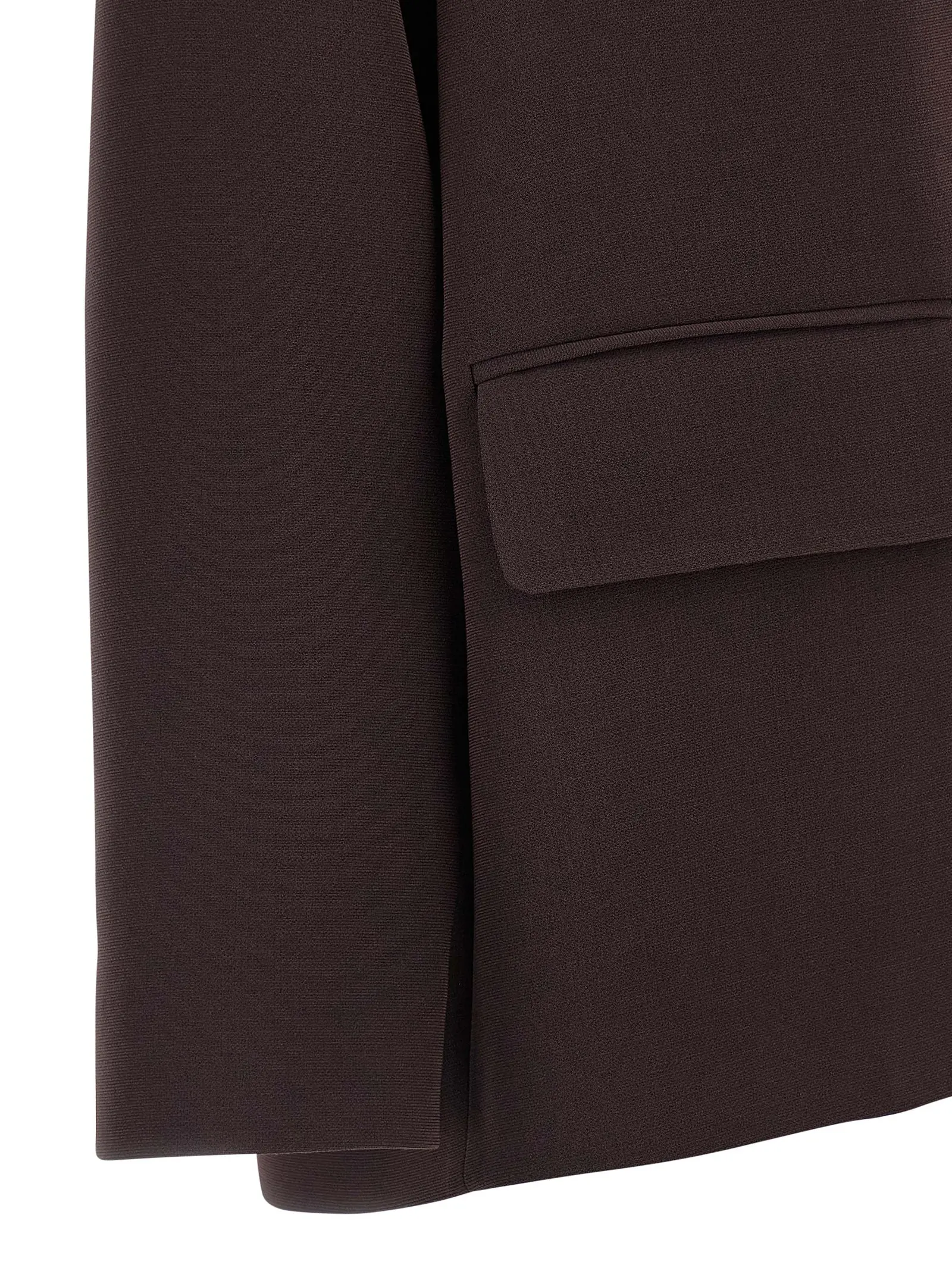 Піджак Alberto Biani Two-button Коричневий 4 Two-button blazer 71% triacetate 29% polyester ALBERTO BIANI Brown