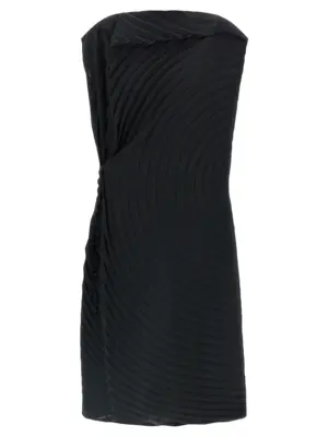 'Paper Bag Pleats' dress ISSEY MIYAKE Black