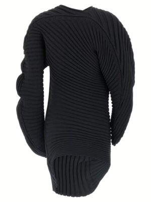 'KNIT (AS IT IS)' top IM58KN27015 ISSEY MIYAKE Black