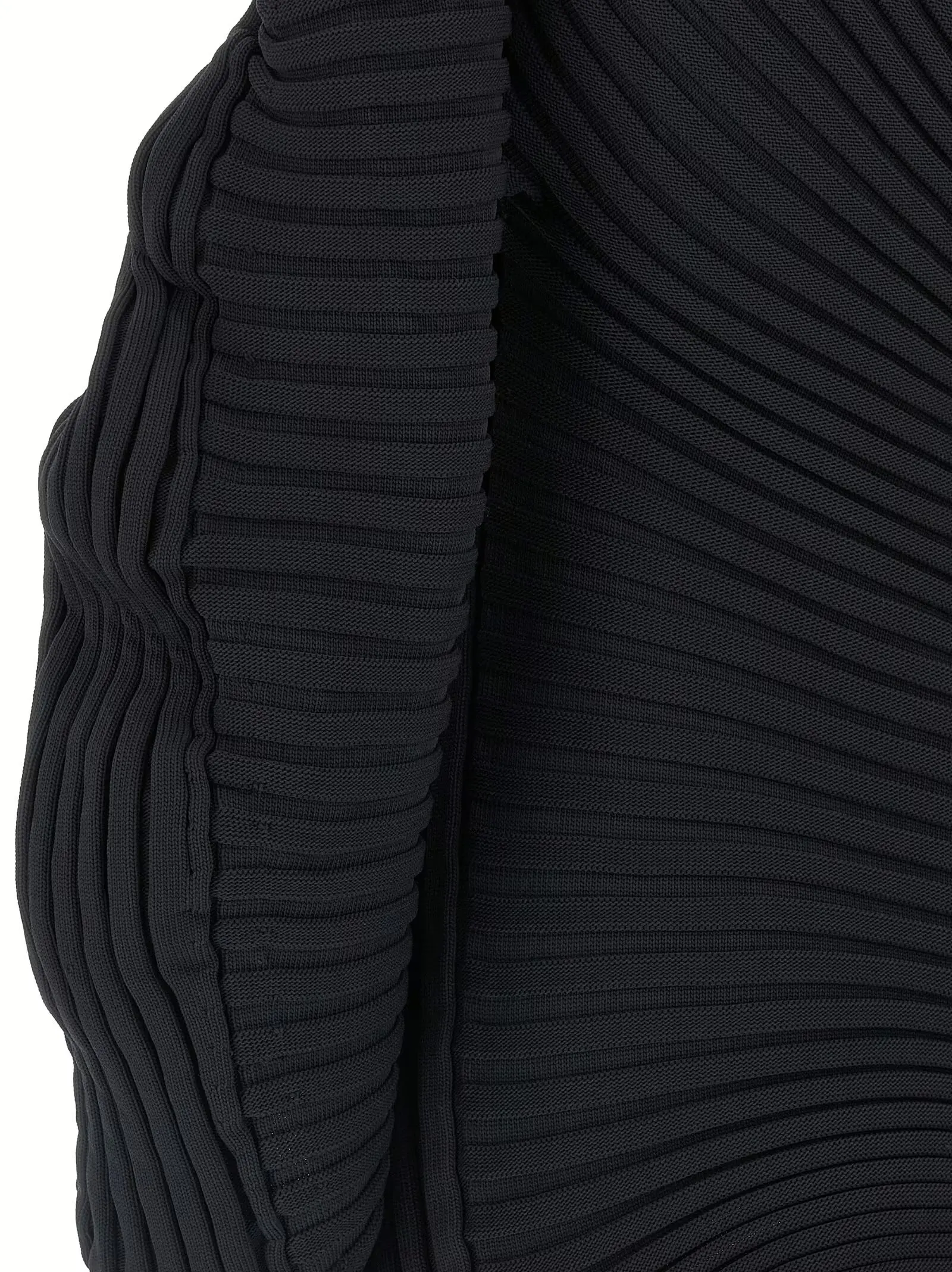 Топ Issey Miyake KNIT (AS IT IS) Чорний 4 'KNIT (AS IT IS)' top 100% polyester ISSEY MIYAKE Black