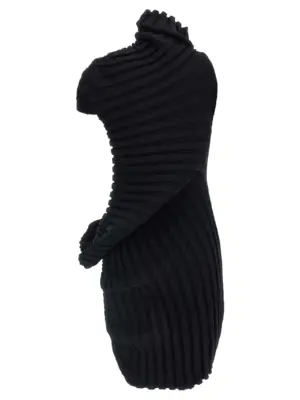 'KNIT (AS IT IS)' dress IM58KT27115 ISSEY MIYAKE Black