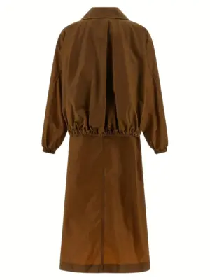 'Iryna' trench coat IRYNAMEDALBRONZE MARBELL Brown