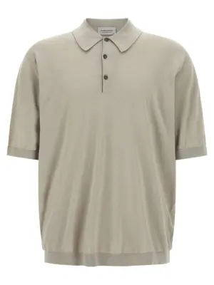 'Isis' polo shirt JOHN SMEDLEY Gray