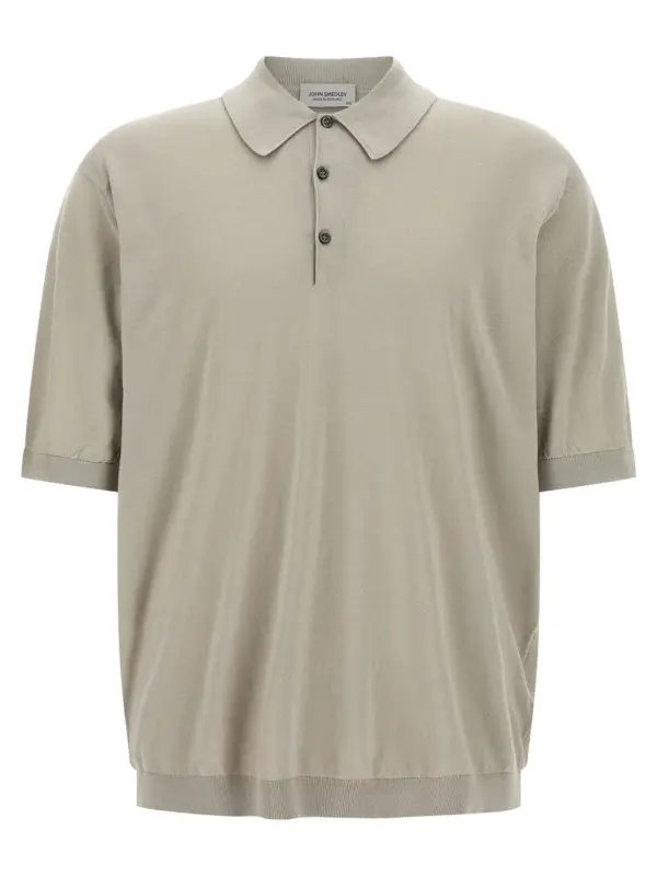 'Isis' polo shirt JOHN SMEDLEY Gray