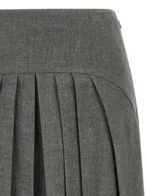 Pleated skirt Woman JIL SANDER Gray