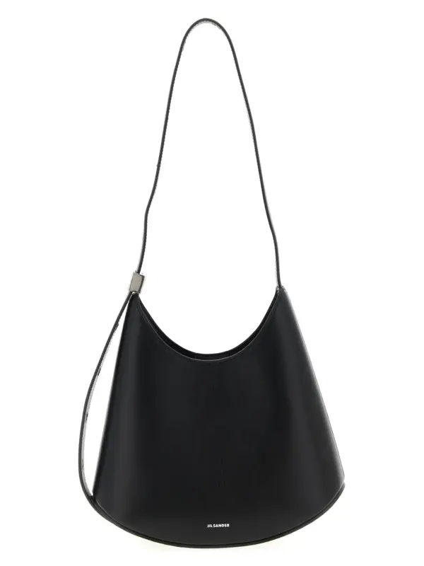 'Eldorado' small shoulder bag JIL SANDER Black