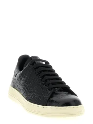 Crocodile print sneakers J1591LCL403C3NW02 TOM FORD Black