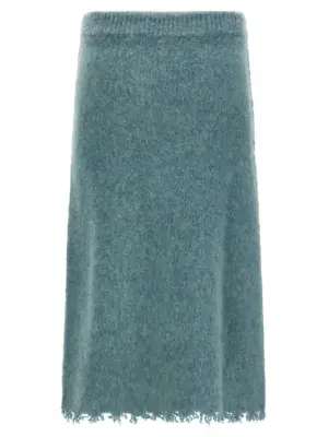 Wool knit skirt J40MA0173J14792441 JIL SANDER Light Blue