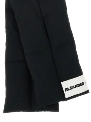 'Down Scarf 01' scarf Unisex JIL SANDER Black