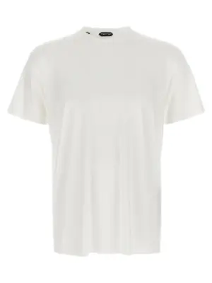 Logo embroidery t-shirt TOM FORD White