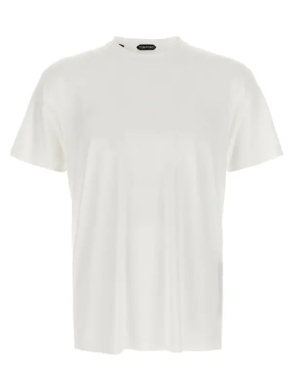 Logo embroidery t-shirt TOM FORD White
