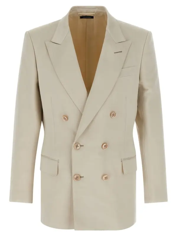 Double-breasted blazer TOM FORD Beige
